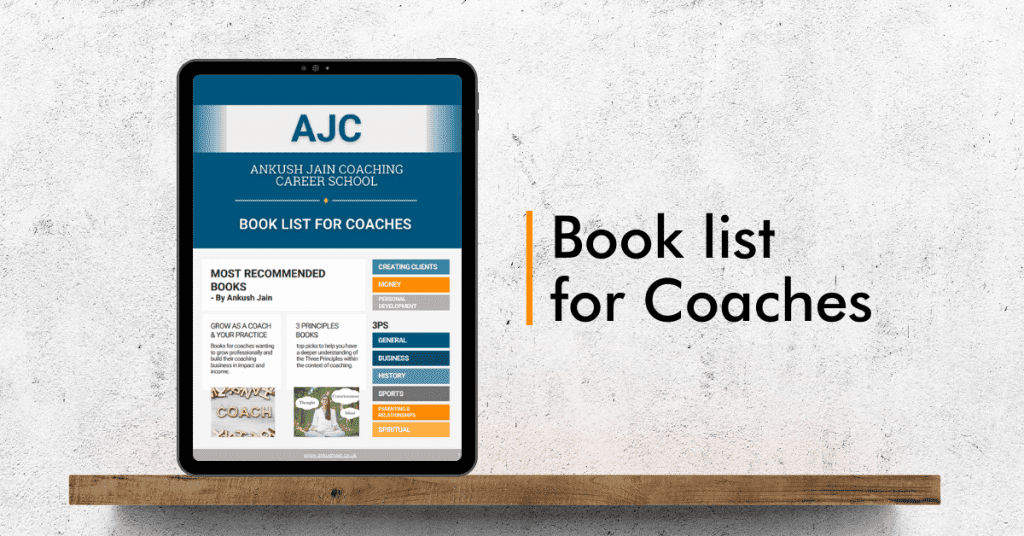 Book list for coaches Ankush Jain
